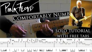 Pink Floyd - Comfortably Numb 2nd guitar solo lesson (with tablatures and backing  tracks)