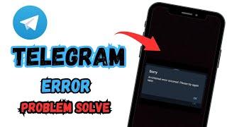 Fix an internal error occurred. please try again telegram | telegram login problem an internal error