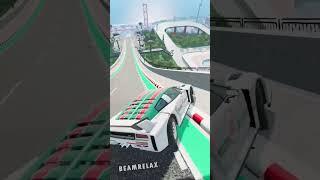 What Happens When You Drive Off a Giant Ramp?