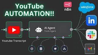 This n8n AI Agent converts ANY YouTube video into amazing workflows (NO CODE!!)