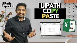 UiPath Tutorial | Uipath Copy Paste