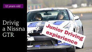 12 year old drives NISSAN GTR…(junior driving experience)