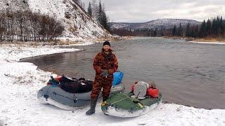 Сплав со Льдом! 120 км сквозь заснеженную Тайгу.