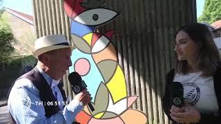 Claude Thetaz, habitant artiste - inauguration de l’œuvre La Géante du Viaduc -  [en direct ]