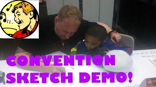 ComicArtistPro Secrets CONVENTION SKETCH DEMO!