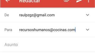 ENVIAR CV POR GMAIL