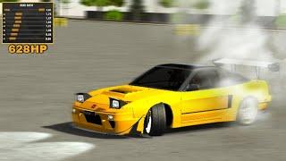 Drift Settings and Tune for Nissan 180sx in Car Parking Multiplayer v4.8.2