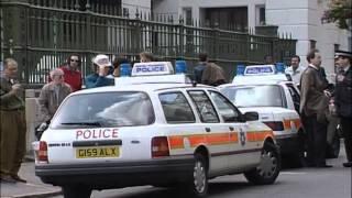 Police outside the Theatre Museum | Thames News