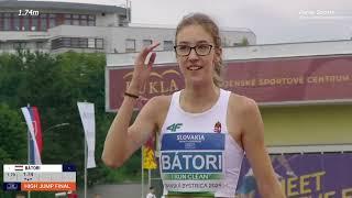 Women's U-18 High Jump Final #trackandfield2024 #womenshighjump #olympics2024