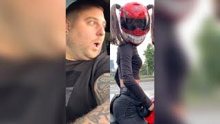 ревнивая девушка не #мотоТаня moto girl bike girl #motoTanya @nicocaponecomedy