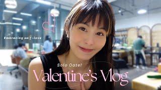 Solo Valentine's, self-love | Ring making date, tennis, massage, bar w friends | DENISE CAMILLIA