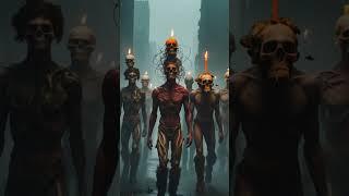 The Parade of Broken Evolution #shortvideo #spookyvideos