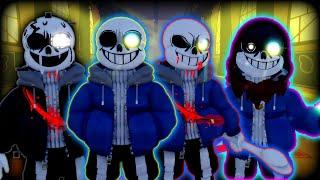 Revert Dust Sans / Last Breath Sans Phase 1 - 3 [Showcase] [Multiverse Of SUS]