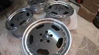 AMG Aero II Wheels Restoration Finished - Part 2