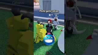 Pluto gets RABIES  #roblox