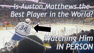 Auston Matthews INSANE In PERSON | Best Player in the World? | Nashville Predators Hockey Vlog