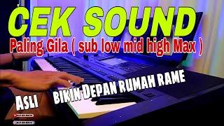 Cek Sound Satu persatu - Test Kick Drum low kendang Bass gitar Midle rhythm