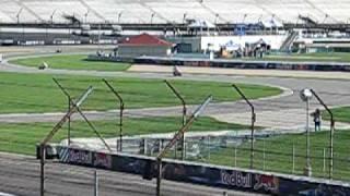 Nicky Hayden on a warm-up lap at the 2009 Red Bull Indianapolis Moto GP