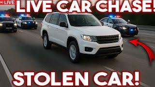 BREAKING: STOLEN VEHICLE POLICE CHASE!