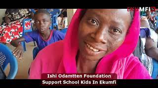Ishi Odamtten Foundation Support the Need School Kids In Ekumfi
