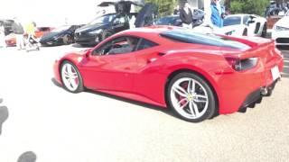 Exotics And Muscles Leaving Herb Chambers BMW Of Sudbury Cars And Coffee 2017