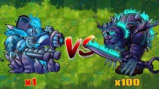 PVZ 1 Fusion 2.3 Challenge!! 1 Plants Fusion VS 300 Ultimate Obsidian Gargantuar - Who Will Win?