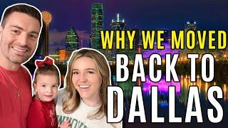 WHY I moved Back to Dallas Texas | EXPLAINED | The BEST place to raise a family!! Dallas TX