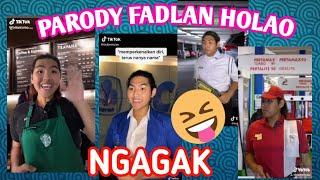 KOMPILASI VIDEO LUCU FADLAN HOLAO MENIRUKAN BERBAGAI MACAM PROFESI NGAGAK!!!