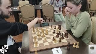 M. Khmelev (1963) vs WFM Fatality (1915). Chess Fight Night. CFN. Blitz