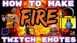 HOW TO MAKE TWITCH EMOTES (FOR FREE) IN LESS THAN 5 MINUTES! VERY QUICK & EASY! (2021 TUTORIAL) DIY