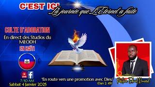 Culte d'Adoration live sur MEODH, Haïti (Past. Edinel Renard: 04/01/25)