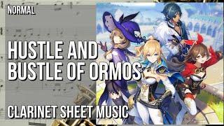 Clarinet Sheet Music: How to play Hustle and Bustle of Ormos (Genshin Impact) by Yu Peng Chen