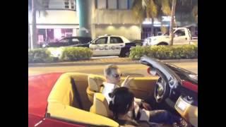 Scott Storch Pimpin' In New Ferrari - Miami