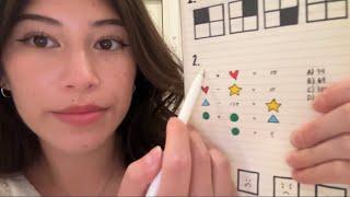 iq/personality quiz (asmr)