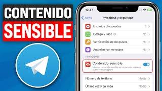  Cómo VER CONTENIDO SENSIBLE en TELEGRAM desde IPHONE (2024)