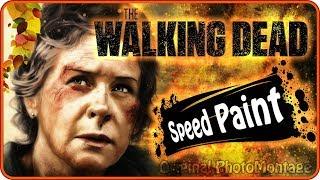 The Walking dead | Carol #TWD Digital art in Photoshop | SpeedPaint