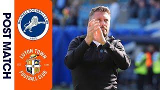 Rob Edwards on the 1-0 win at Millwall | Post-Match