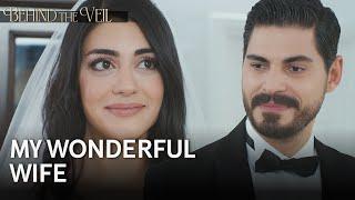 Cihan is mesmerized when he sees Hançer in her wedding dress | Behind the Veil Episode 230