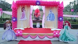 Birthday party decoration ideas | Princes theme party | Birthday Party Organizers in chennai