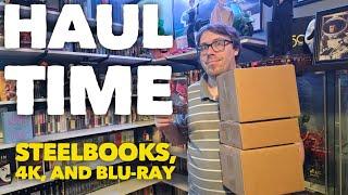 HAUL TIME: 4k Steelbook, and Blu-ray Haul #physicalmedia