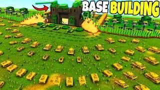 I built an Army Men SUPER-FORTRESS in NEW Base Building Simulator! - Attack on Toys: New Mod