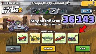 Hill Climb Racing 2 - 36143 points in SCRAPE THE PAVEMENT Team Event