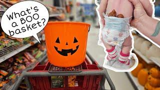 Let's make a BOO basket! Huge Diaper Blowout!! Poop Explsion for silicone baby doll| nlovewithrebo..