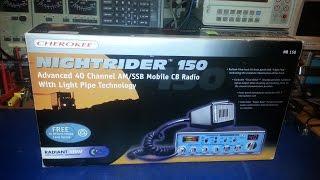 Rare NOS Cherokee Nightrider 150 AM / SSB CB radio w/ Clear Drive module.