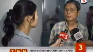 SUSPENDED JUDGE APPLIES FOR CHIEF JUSTICE POSITION by Andrea Bautista.wmv