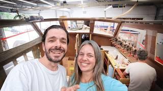 ️ How to build a REAL Deck Saloon Sailboat!! Ep.345