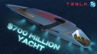 The world’s First Electric Self Sustaining Yacht | TESLA YACHT