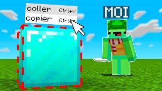 Je dois finir Minecraft mais je peux Copier-Coller les Blocs..