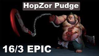 HopZor Pudge 16/3 EPIC | Dota 2 Gameplay