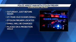 Police arrest man with stolen firearm at Scarborough Walmart